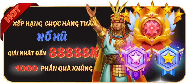 Banner khuyến mãi hoàn trả hàng tuần cho cá cược thể thao